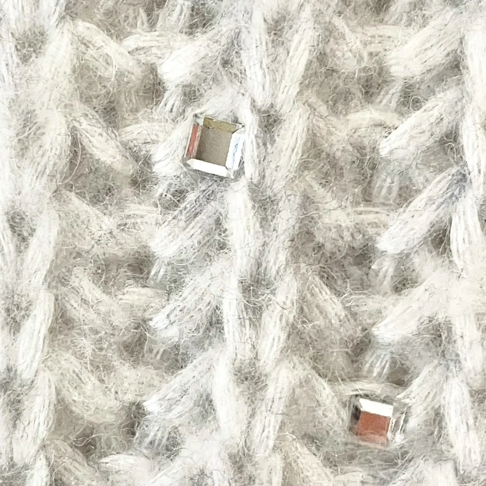 WHBM Sparkly Mirror Sequin Embellished Sweater - Picture 7 of 13